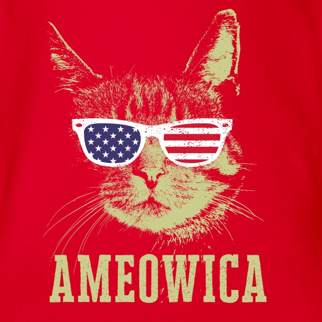 Ameowica Shirt Funny Cat Daddy Shirt for Men