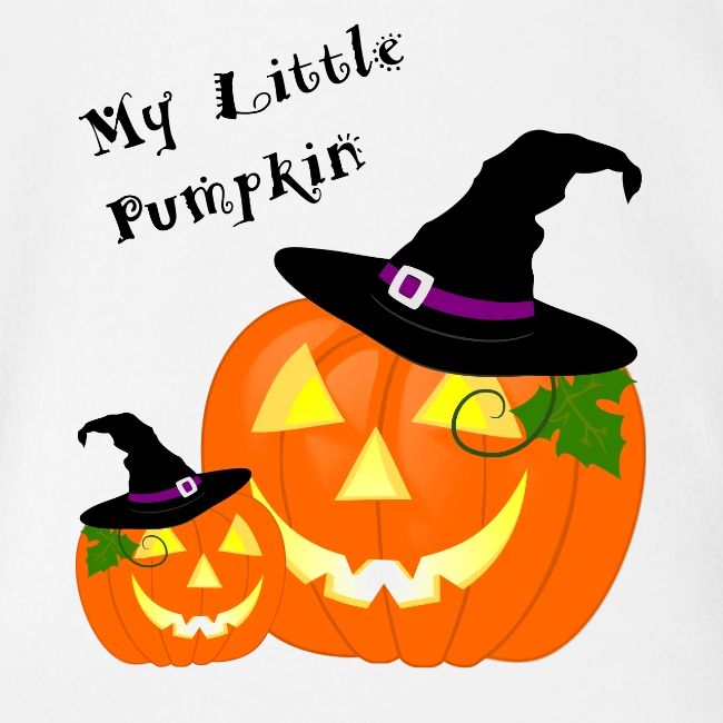 My Little Pumpkin in a Witches Hat