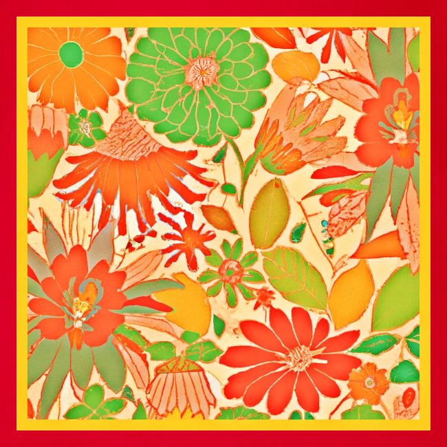 Vibrant Blossom Elegance Pattern