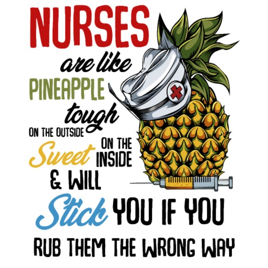 Nurses Are Like Pineapple | Funny Nursing Quotes' Organic Short-Sleeved  Baby Bodysuit | Spreadshirt