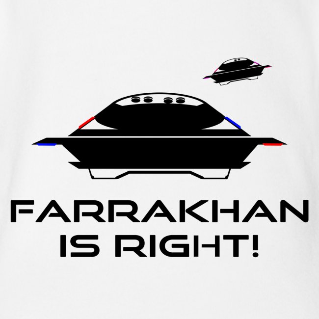 Farrakhan Is Right UFO Believer BLK