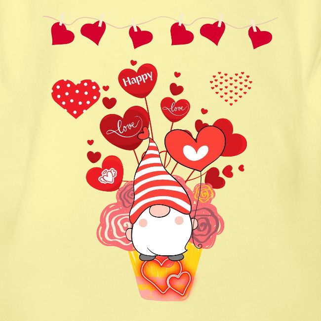 Design wrapped in love hearts, vibrating in love.