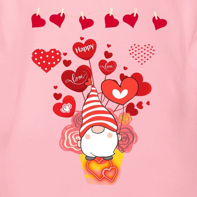 Design wrapped in love hearts, vibrating in love.