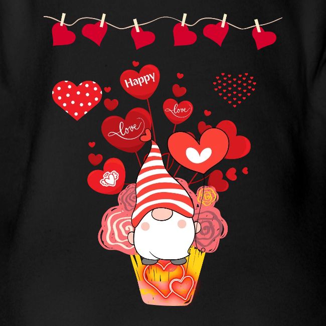 Design wrapped in love hearts, vibrating in love.