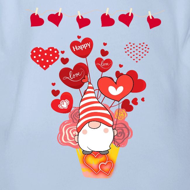 Design wrapped in love hearts, vibrating in love.