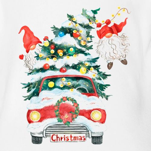 Christmas - Organic Short Sleeve Baby Bodysuit