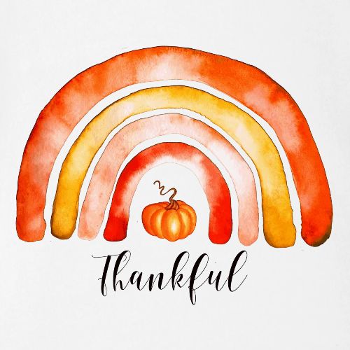 thankful - Organic Short Sleeve Baby Bodysuit