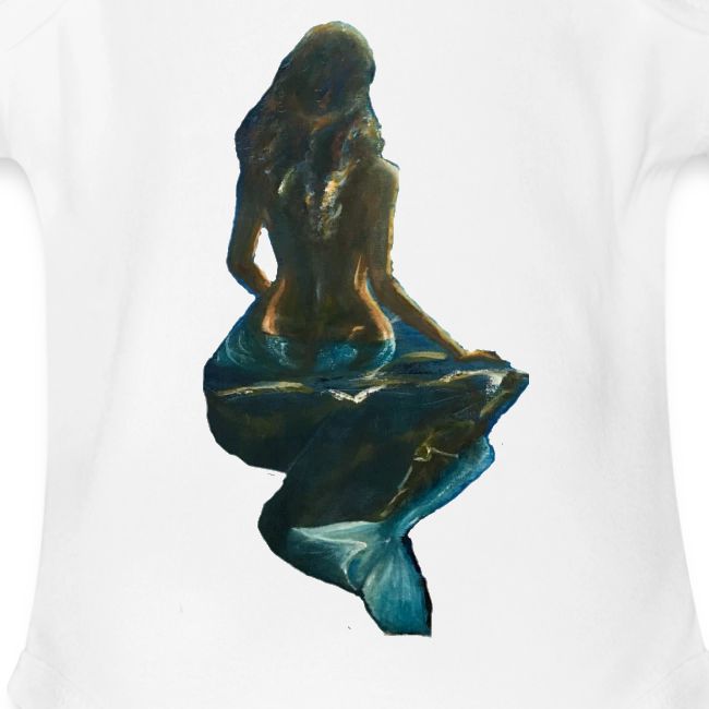 Midnight Mermaid on a rock
