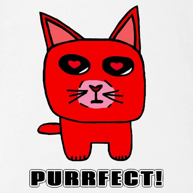 Rose Metakitten saying Purrfect