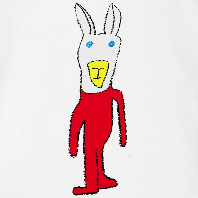 A llama in pajama