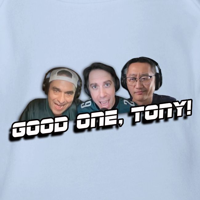 GOOD ONE, TONY! (with Fusco Show back)