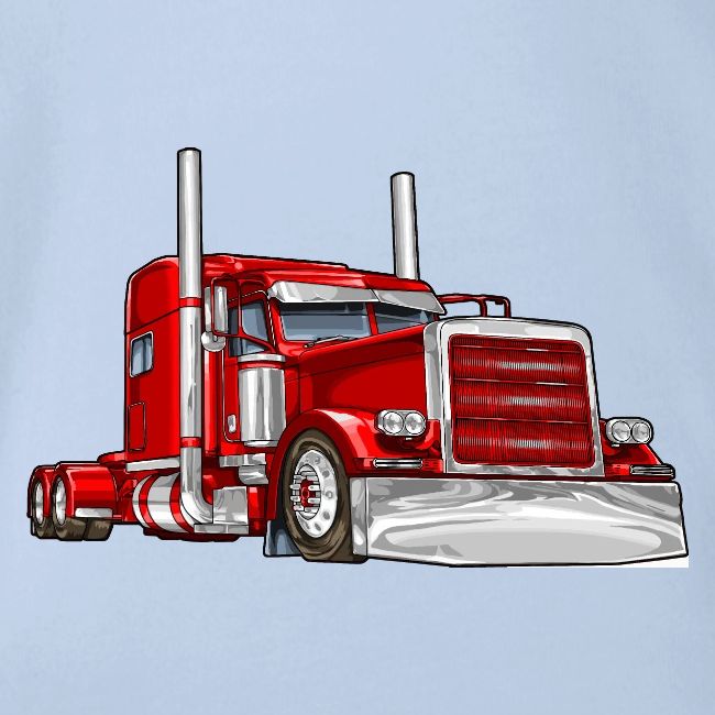 Classic Truck Big Rig 18 Wheeler