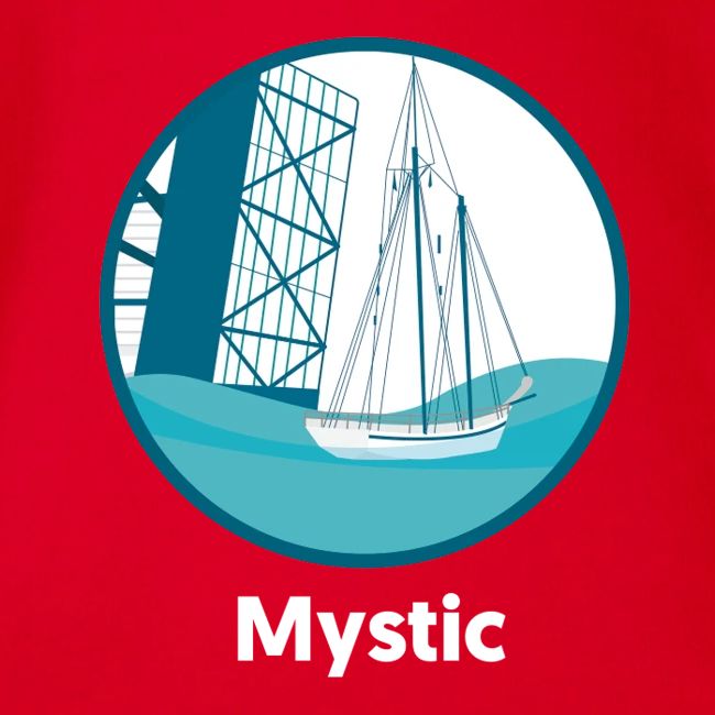 Mystic CT Drawbridge Men's Tri Tee Shirt