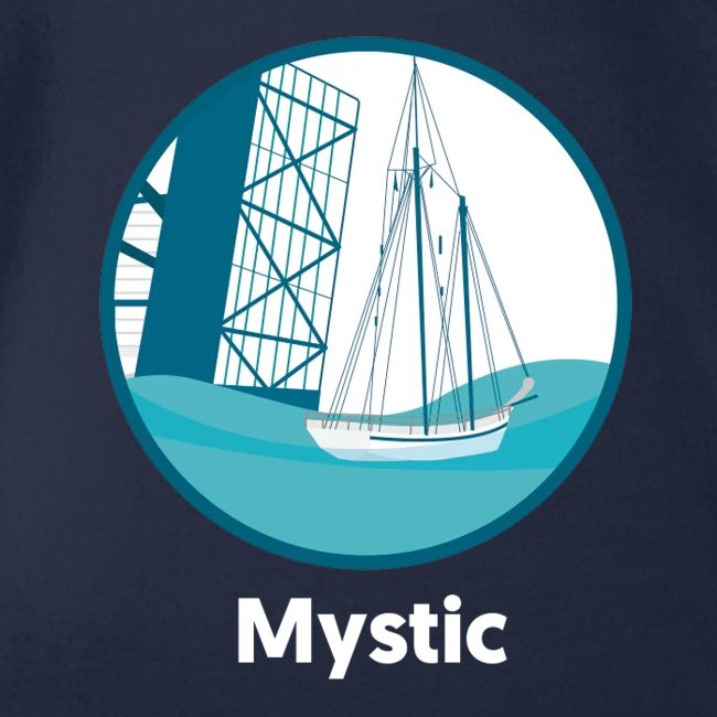 Mystic CT Drawbridge Men's Tri Tee Shirt