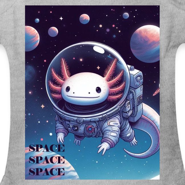 Axolotl Astronaut - Cute Axolotl Space Explorer