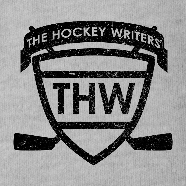 The Hockey Writers Distressed Logo - black