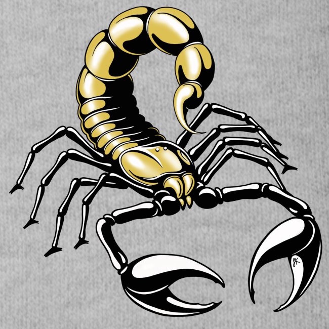 scorpion - gold - yellow