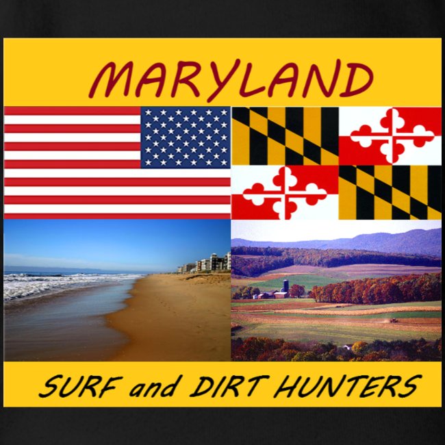 MARYLAND SURF AND DIRT HUNTERS LARGE LOGO