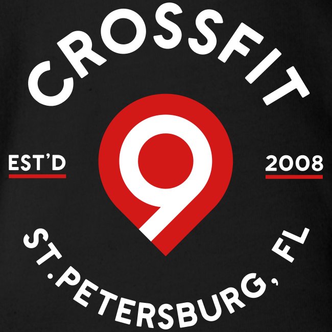 CrossFit9 Date de création 2008 (Blanc)