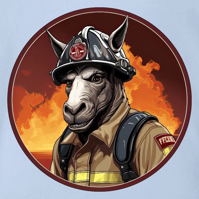 Donkey Firefighter