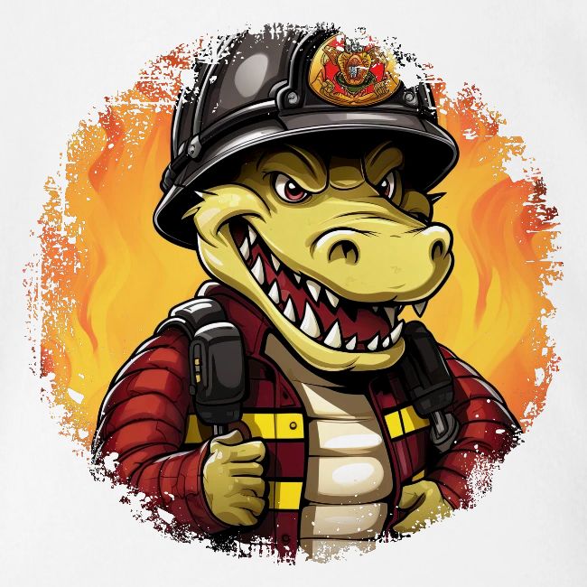 Fireman crocodile