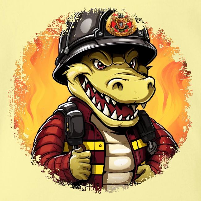 Fireman crocodile