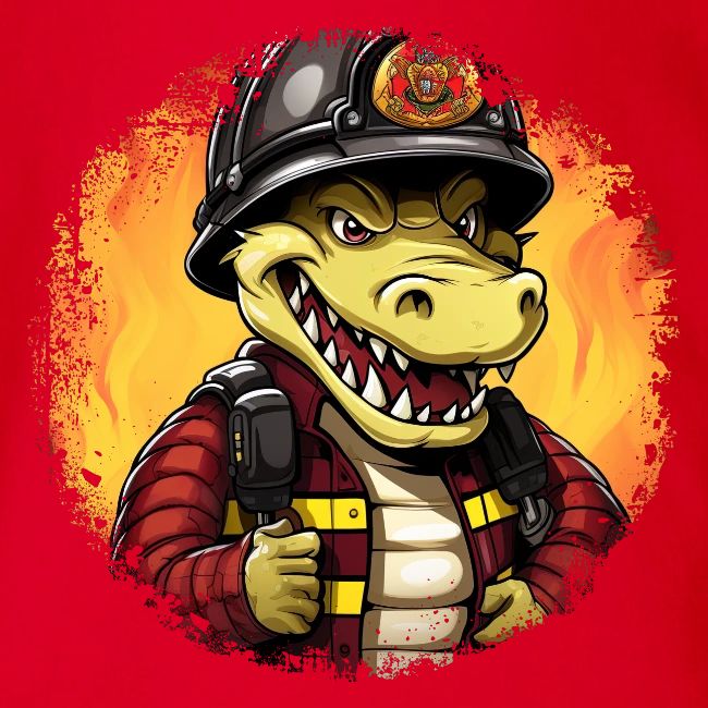 Fireman crocodile