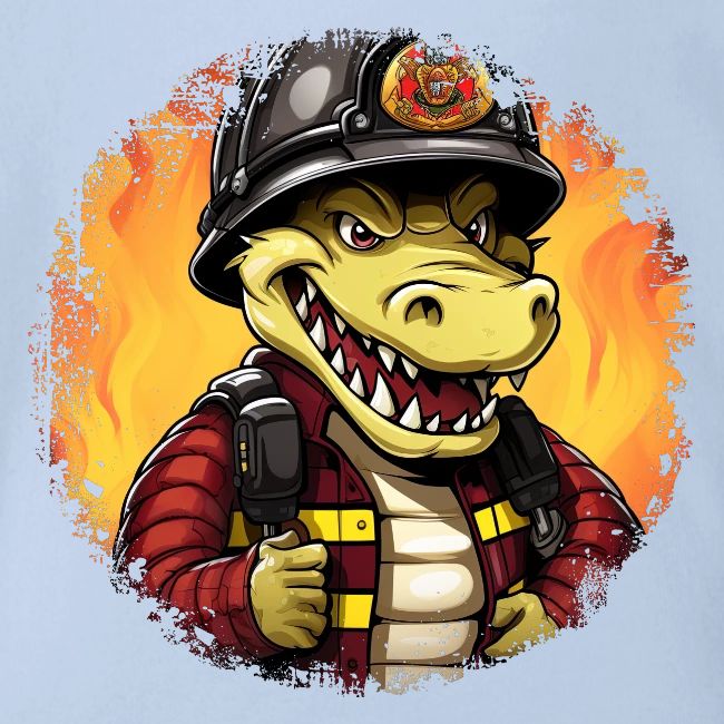 Fireman crocodile