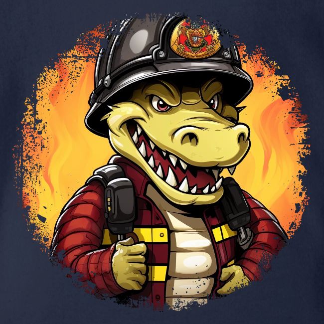 Fireman crocodile