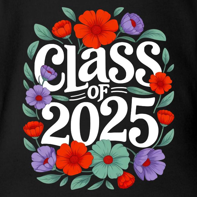 2025 Senior Graduation Gift Floral T-shirts