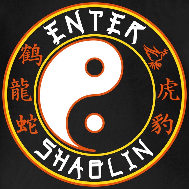 Enter Shaolin Main + Ngo Dac Na Logo | White