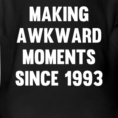 Making Awkward Moments Since [Your Birth Year] - Organic Short Sleeve Baby Bodysuit