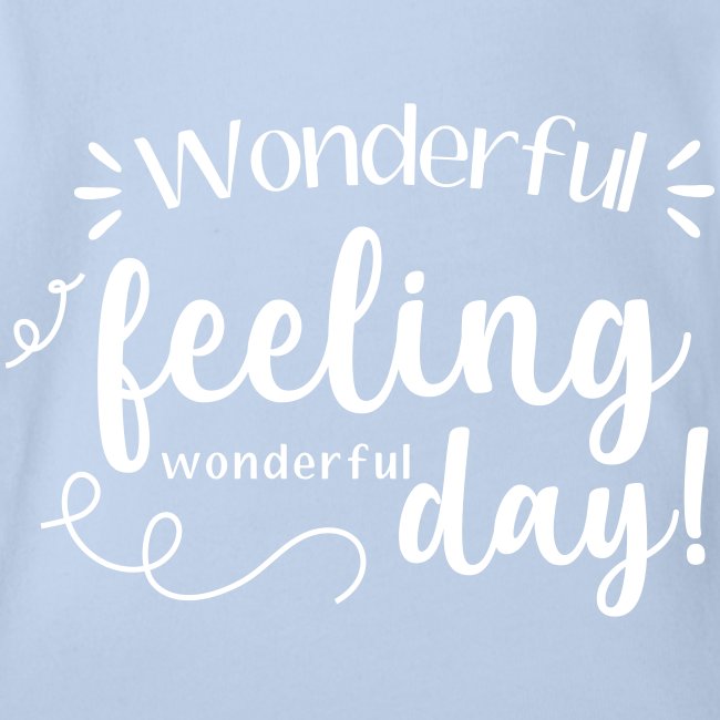 Feel Wonderful! (White)