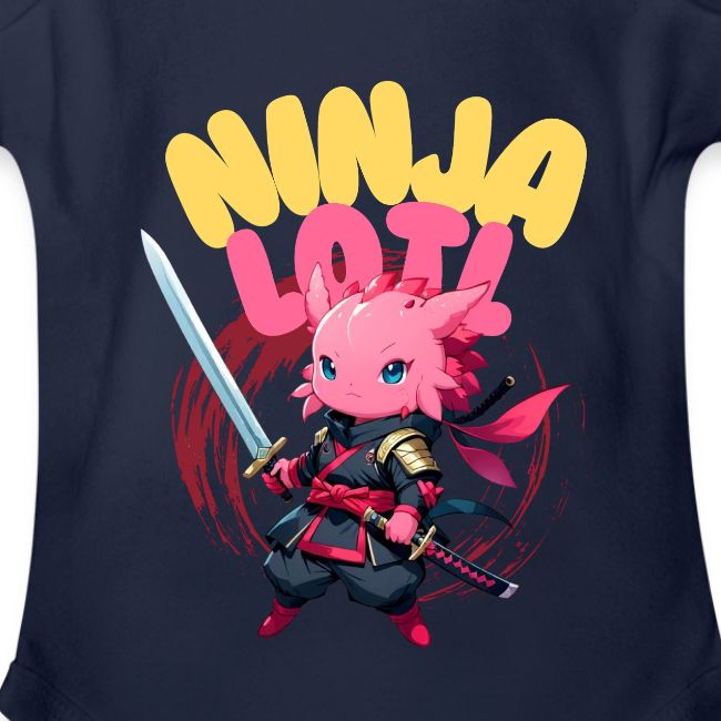 Kawaii Axolotl Ninja