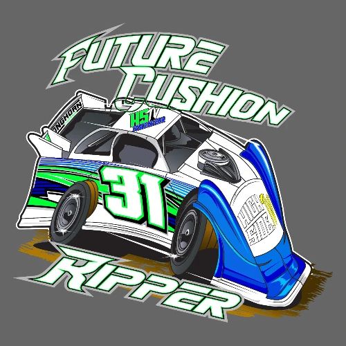 Future Cushion Ripper - Organic Short Sleeve Baby Bodysuit