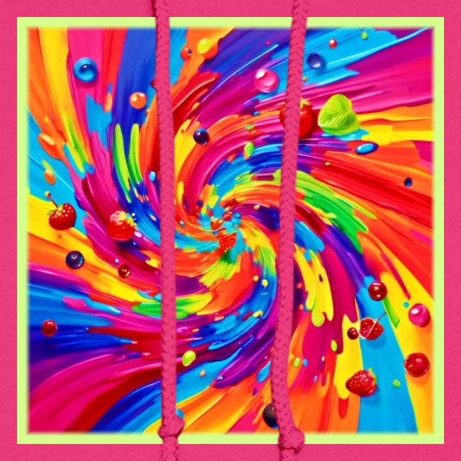 Colorful Fruit Vortex