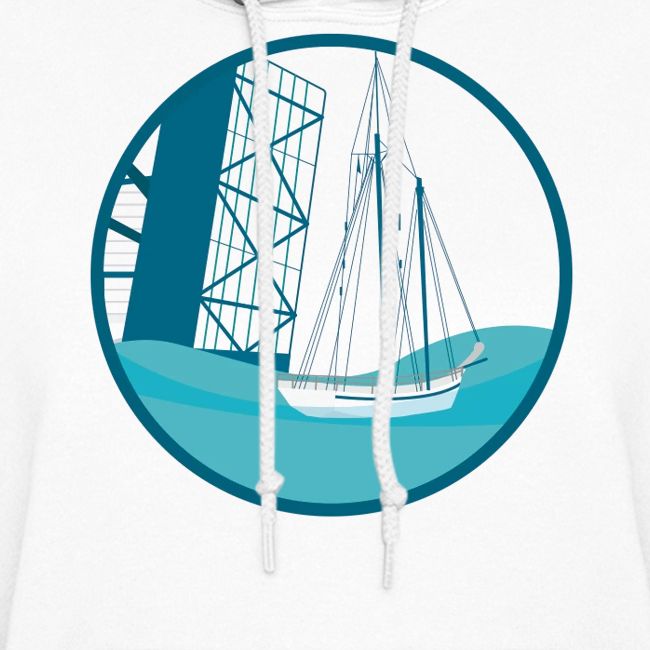 Mystic CT Drawbridge Men's Tri Tee Shirt