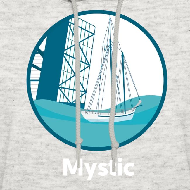 Mystic CT Drawbridge Men's Tri Tee Shirt