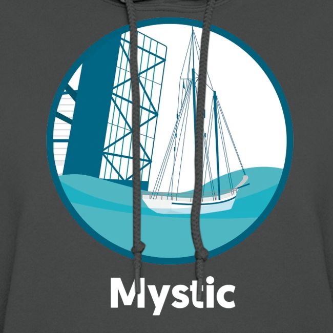 Mystic CT Drawbridge Men's Tri Tee Shirt