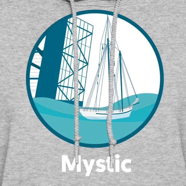 Mystic CT Drawbridge Men's Tri Tee Shirt