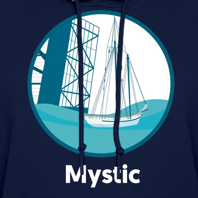 Mystic CT Drawbridge Men's Tri Tee Shirt