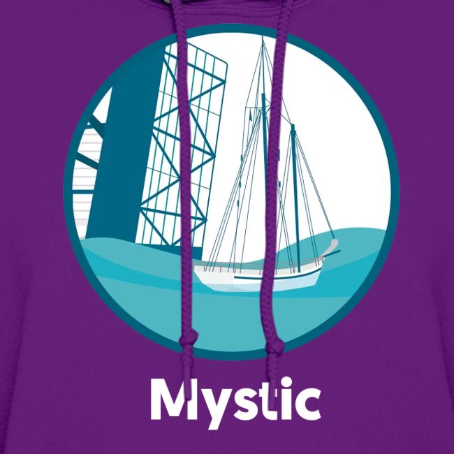 Mystic CT Drawbridge Men's Tri Tee Shirt