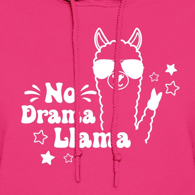 No drama llama in white