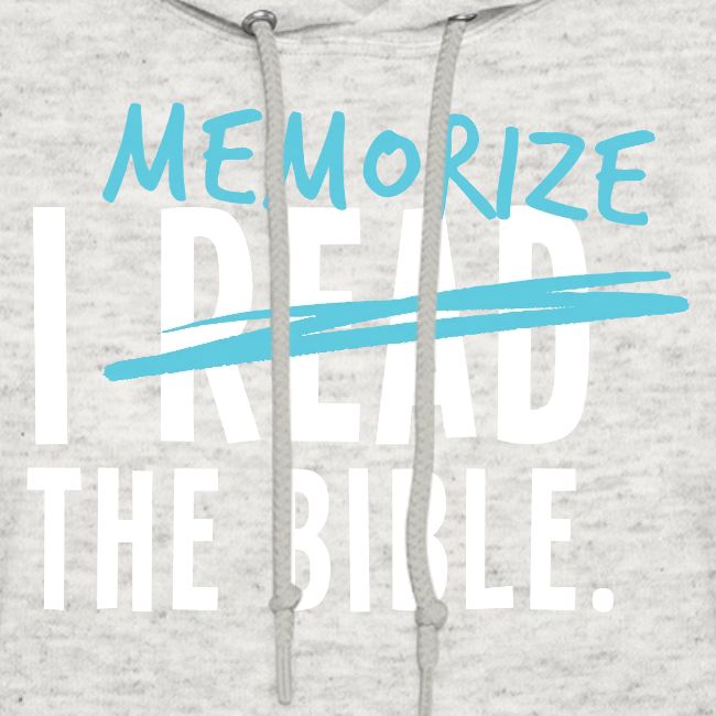 I Memorize the Bible