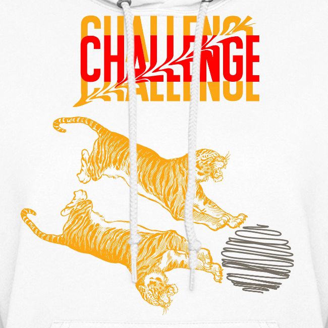Double tiger fashion, jungle feline animals.