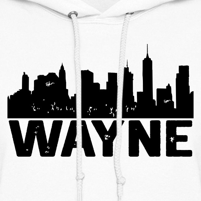 Wayne Skyline Black Wayne Michigan MI City Design