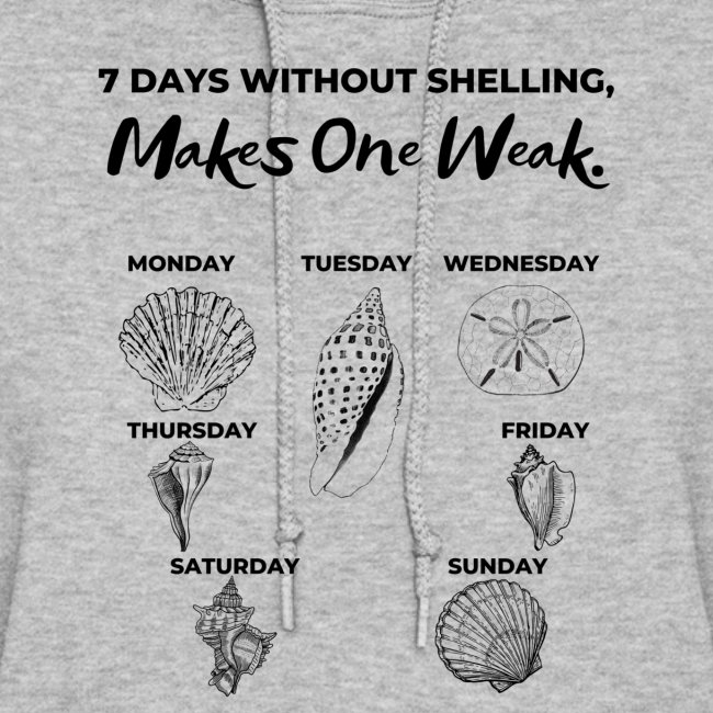 7 Days Without Shelling, Makes One Weak.