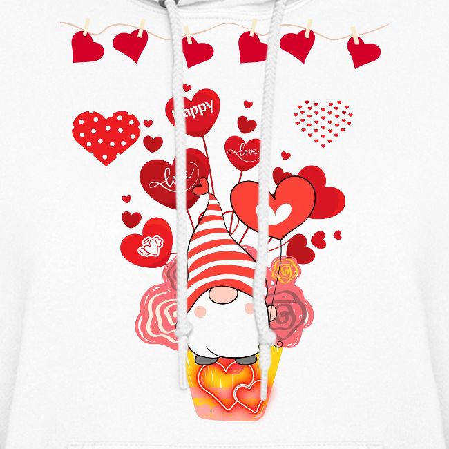Design wrapped in love hearts, vibrating in love.