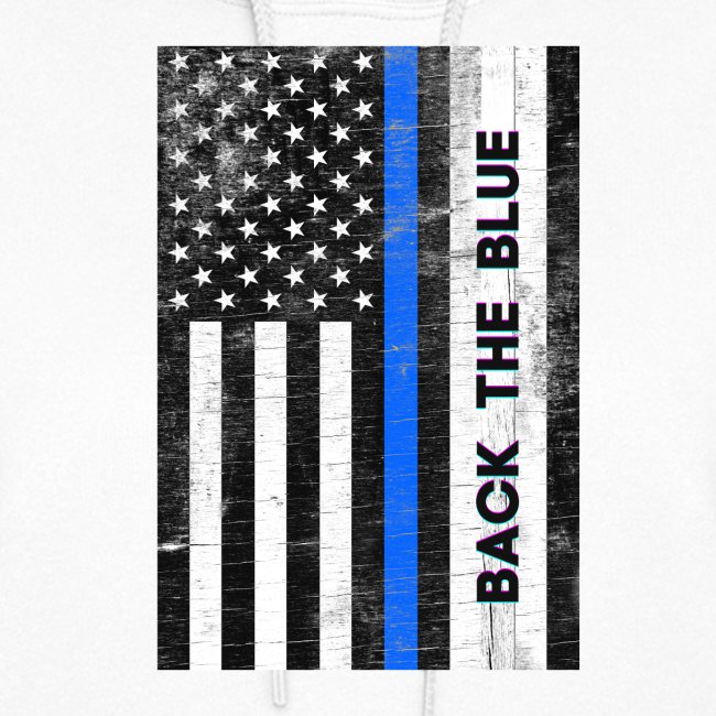 BACK THE Blue Police Officer USA