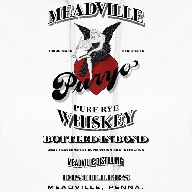 Meadville Pure Rye Whiskey Label